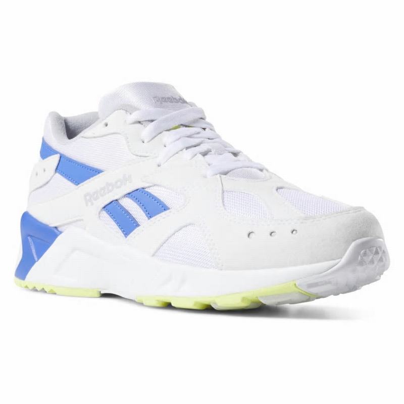 Tenisi Reebok Aztrek Dama Albi/Gri/Verzi Deschis Romania QH3156BH
